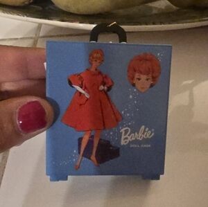 Vintage Style Figurine with Red and White Dress